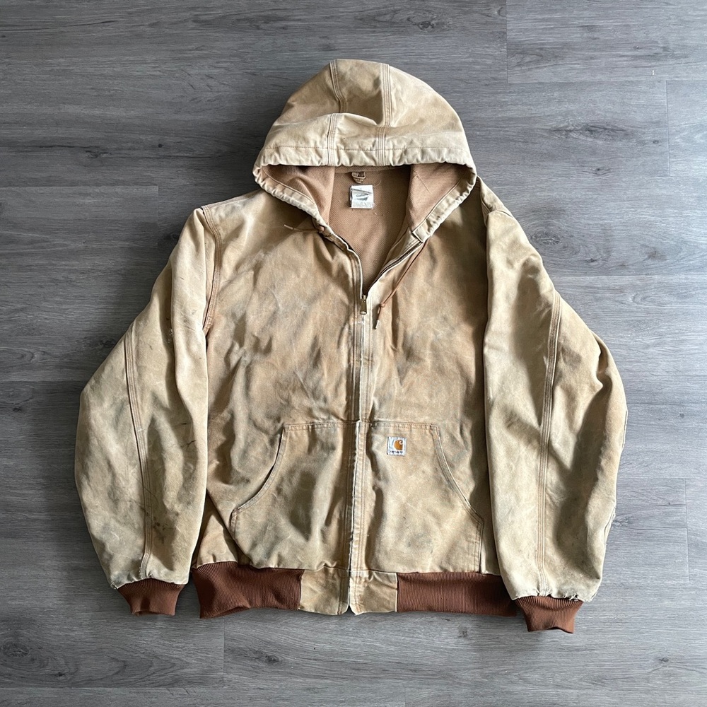 Vintage Carhartt USA “Union Workwear” J131 Hoodie (Sz.XXL)